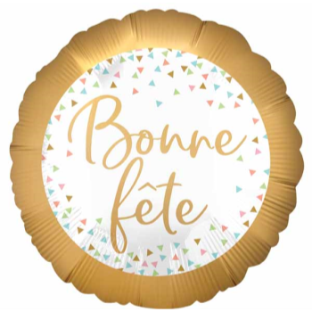 Image de BONNE FETE CONFETTI - 18" FOIL