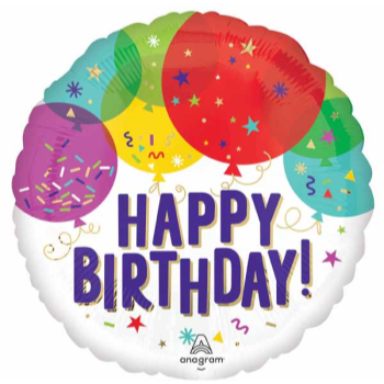 Image de 18" FOIL - BIRTHDAY BALLOONS