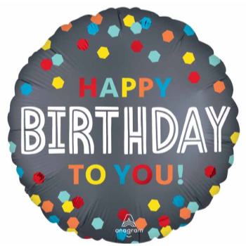 Image de 18" FOIL - HAPPY BIRTHDAY TO YOU BALLOON