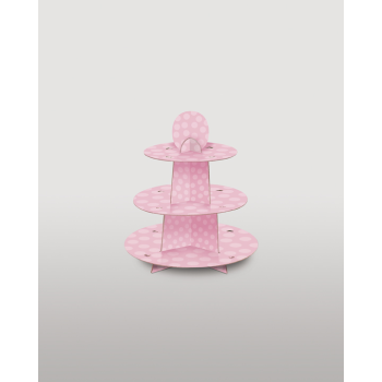 Image de PINK DOT CUPCAKE STAND