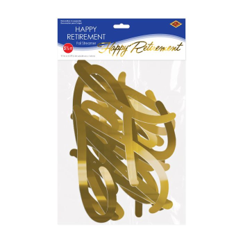 Picture of DECOR - RETIREMENT FOIL STREAMER 