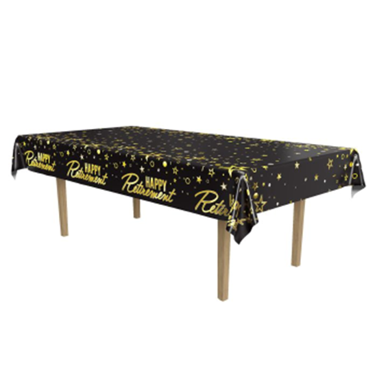 Picture of TABLEWARE - RETIREMENT METALLIC TABLECOVER