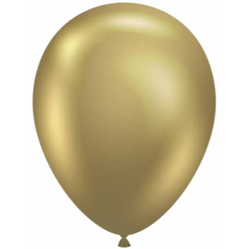 Image de 11" EFFECTS - GOLDEN LATEX BALLOONS - TUFTEK