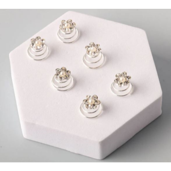 Image de WEARABLE -  Pearl and Gem Spiral Hair Pin