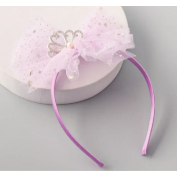 Picture of WEARABLE - Tulle Bow Princess Crown Headband