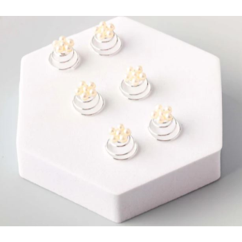 Image de WEARABLE - Pearl Flower Spiral Hair Pins
