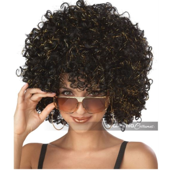 Image de 70's - DISCO BLACK GLITTER WIG