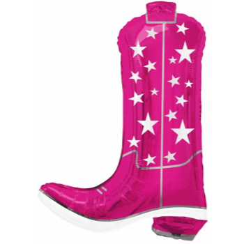 Image de 26" COWGIRLY BOOT SHAPE FOIL 