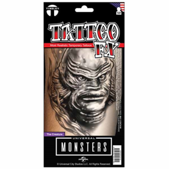 Picture of TATTOO FX - UNIVERSAL MONSTERS - THE CREATURE