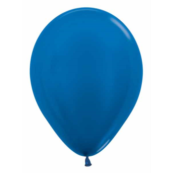 Picture of 11" METALLIC ROYAL BLUE LATEX BALLOONS - SEMPERTEX