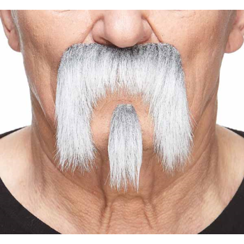 Picture of MUSTACHE AND SQUARE PINCH - LIGHT GREY
