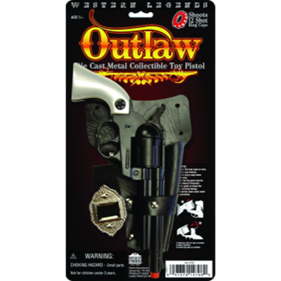 Picture of WESTERN - SOLID DIE-CAST METAL CAP GUN-OUTLAW