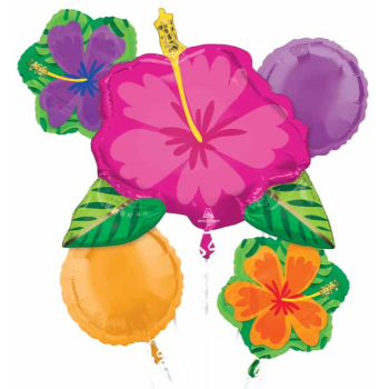 Picture of SUMMER HIBISCUS FOIL BOUQUET