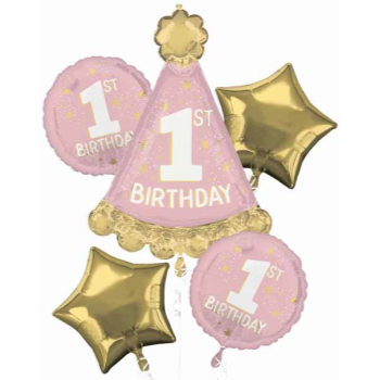 Picture of MISS 1ST BIRTHDAY FOIL BOUQUET