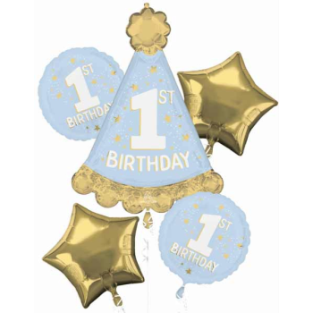 Picture of MISTER 1ST BIRTHDAY FOIL BOUQUET