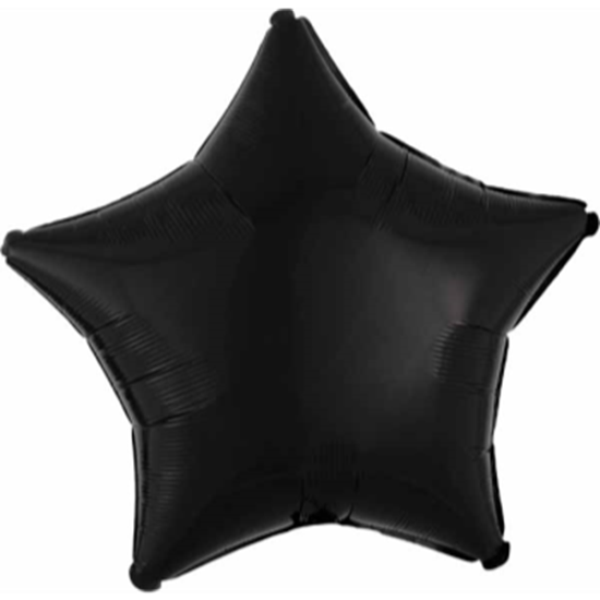 Picture of 18" FOIL - BLACK STAR