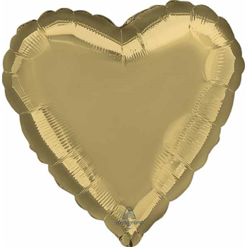Picture of 18" FOIL - WHITE GOLD HEART