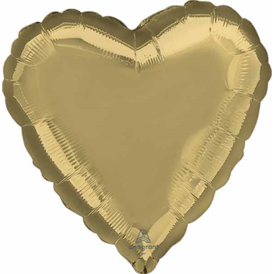 Picture of 18" FOIL - WHITE GOLD HEART
