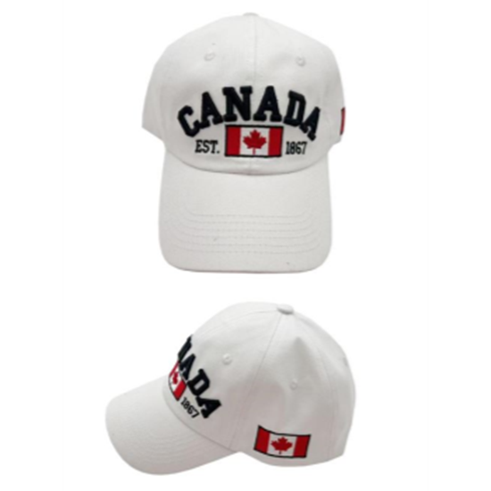 Picture of Canada Baseball Cap - White 