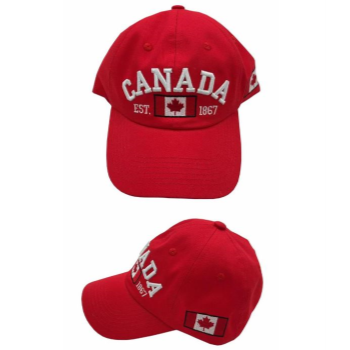 Image de Canada Baseball Cap - Red