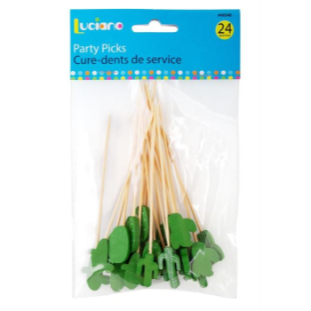 Picture of COCKTAIL - BAMBOO TROPICAL PICKS - CACTUS