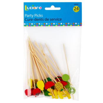 Picture of COCKTAIL - BAMBOO TROPICAL PICKS - FRUIT