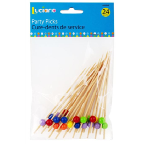 Image sur COCKTAIL - BAMBOO TROPICAL PICKS - CANDY BALLS