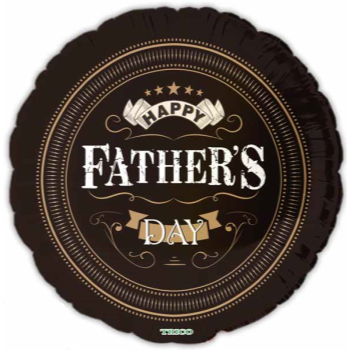 Image de 18" FOIL - HAPPY FATHER'S DAY BLACK