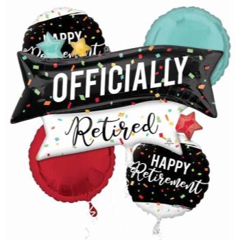 Picture of RETIREMENT NEW FOIL BOUQUET 
