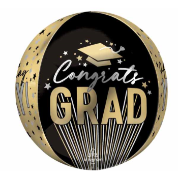 Picture of 16'' FOIL - STRIPES GRAD ORBZ
