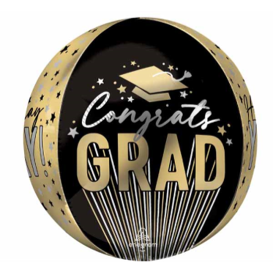 Picture of 16'' FOIL - STRIPES GRAD ORBZ