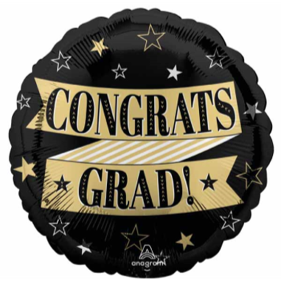 Picture of 18'' FOIL - CONGRATS TO THE GRAD