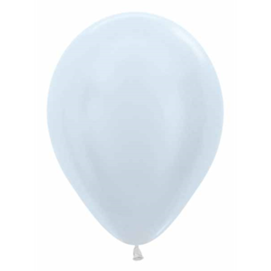 Picture of 5" SATIN WHITE LATEX BALLOONS - SEMPERTEX