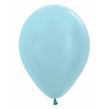 Picture of 11" SATIN LIGHT BLUE LATEX BALLOONS - SEMPERTEX