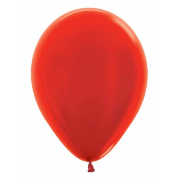 Picture of 5" METALLIC RED LATEX BALLOONS - SEMPERTEX