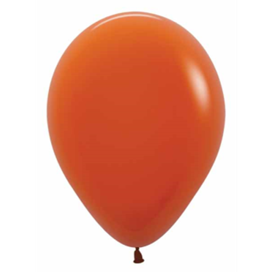 Picture of 5" SUNSET ORANGE #061 LATEX BALLOONS - SEMPERTEX