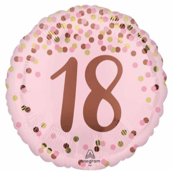 Picture of 18" FOIL - PRETTY IN PINK 18TH BIRTHDAY