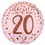 Image de 18" FOIL - PRETTY IN PINK 20TH BIRTHDAY