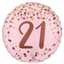 Image de 18" FOIL - PRETTY IN PINK 21st BIRTHDAY