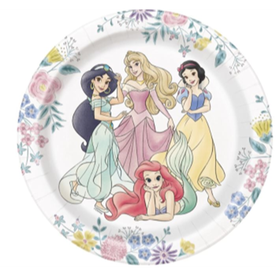 Picture of Disney PRINCESS PARTY Round 7" Plates  