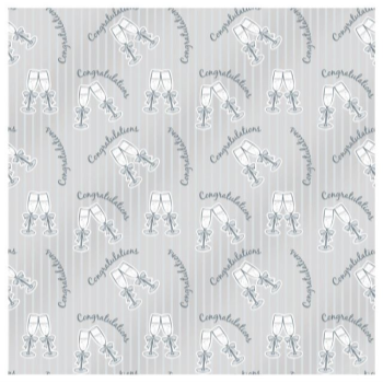 Picture of WRAPPING - CONGRATULATIONS BUBBLY Gift Wrap Roll