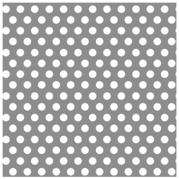 Picture of WRAPPING - METALLIC SILVER DOTS Gift Wrap Roll