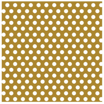 Picture of WRAPPING - METALLIC GOLD DOTS Gift Wrap Roll