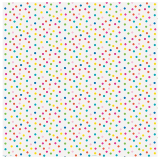 Image sur WRAPPING - CONFETTI CAKE DOTS Gift Wrap Roll