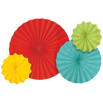 Image de RAINBOW PAPER FANS