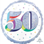 Image de 18" FOIL - AGE 50th HERE'S TO YOU BIRTHDAY HOLOGRAPHIC