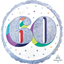 Image de 18" FOIL - AGE 60th HERE'S TO YOU BIRTHDAY HOLOGRAPHIC