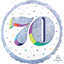 Image de 18" FOIL - AGE 70th HERE'S TO YOU BIRTHDAY HOLOGRAPHIC