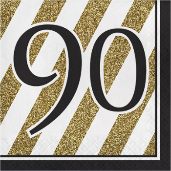 Image de BLACK AND GOLD BIRTHDAY 90TH LN