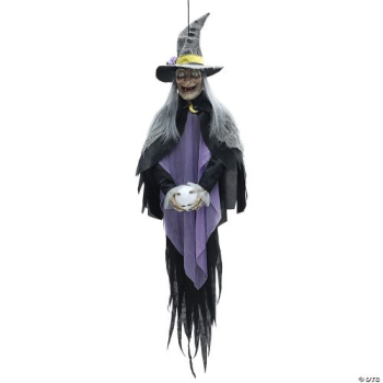 Picture of 5' ANIMATED HANGING WITCH PROP